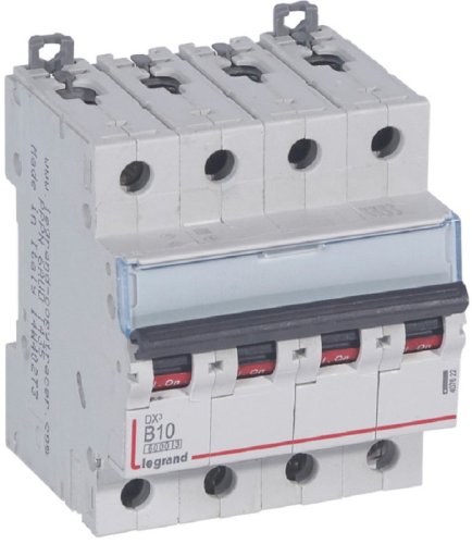 Выключатель автоматический Legrand DX3-E 6000 4п 10А B 10кА фото Выключатель автоматический Legrand DX3-E 6000 4п 10А B 10кА картинка